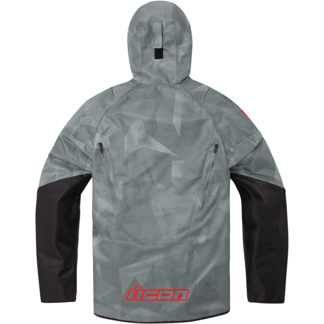 MC-Jakke Airform Battlescar CE Grå ICON XXL – billede 2