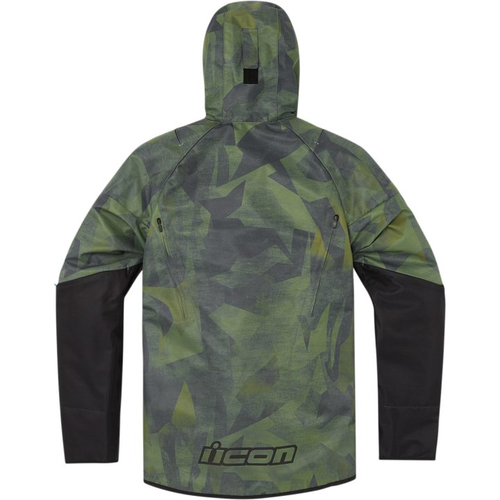 MC-Jakke Airform Battlescar CE Grøn ICON Small – billede 12