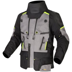 MC-Jakke Apollo Sort/Grå/Gul LS2