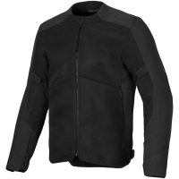 MC-jakke C-1 Air Tekstil Sort ALPINESTARS