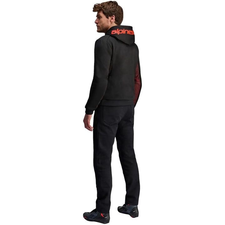 MC-jakke Chrome Air Sport Fleece Sort/Rød ALPINESTARS XL – billede 2