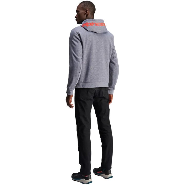 MC-jakke Chrome V2 Sport Fleece Grå/Rød ALPINESTARS Small – billede 3