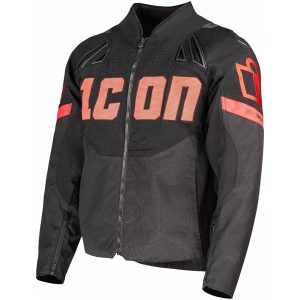 MC-jakke Contra3 Hero Sort/Rød ICON