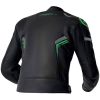 MC-Jakke D3O Læder Sort Neongrøn RST s – miniature 3