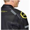 MC-Jakke D3O Læder Sort Neongul RST s – miniature 9