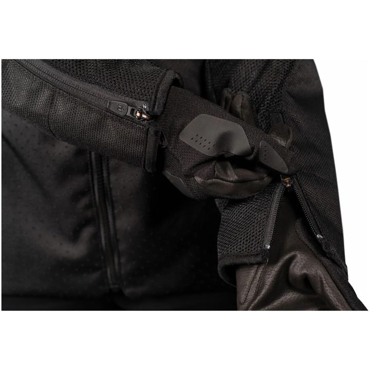 MC-Jakke Dame Hooligan CE Sport Sort ICON Small – billede 7