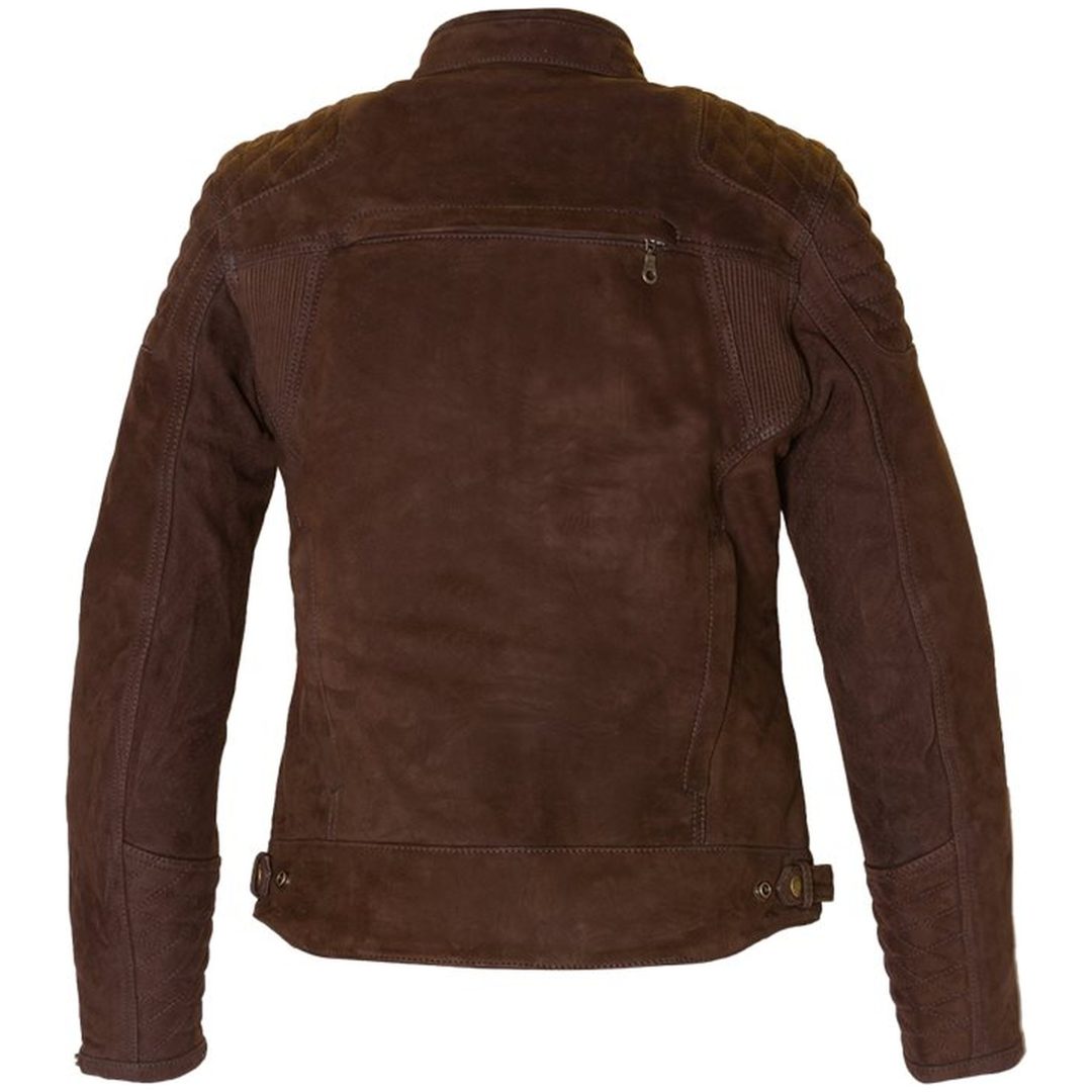 MC-jakke Dame Isla Tfl Aaa Læder Brun Merlin 8 – billede 2