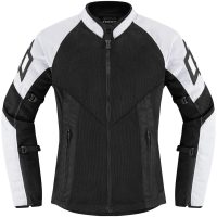 MC-Jakke Dame Mesh AF CE Sport Hvid ICON