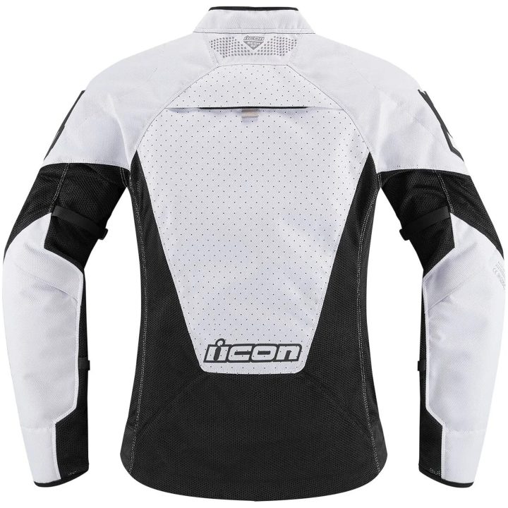 MC-Jakke Dame Mesh AF CE Sport Hvid ICON Large – billede 4
