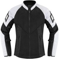 MC-Jakke Dame Mesh AF CE Sport Hvid ICON
