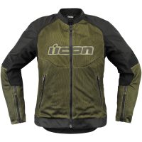 MC-jakke Dame Mesh Overlord3 Ce Grøn ICON