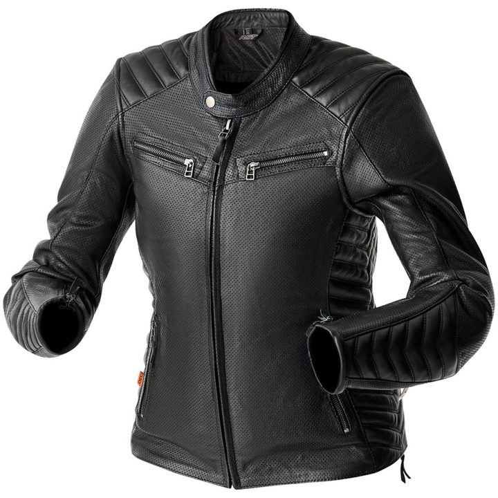 MC-Jakke Dame Roadster Air D3O Læder Sort RST XS – billede 2