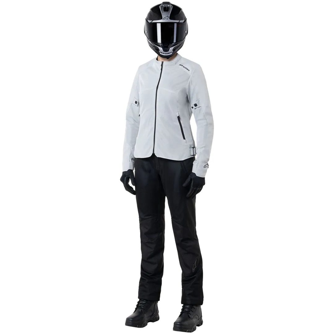 MC-jakke Dame Stella C-1 Air Tekstil Sølv ALPINESTARS L – billede 7