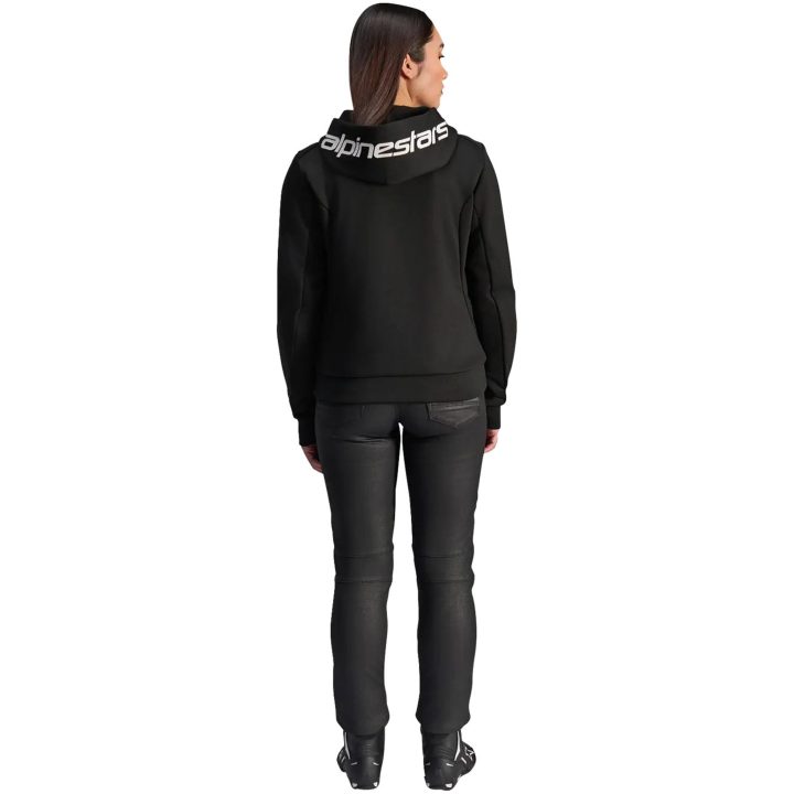 MC-Jakke Dame Stella V2 Sport Fleece Sort ALPINESTARS XL – billede 3