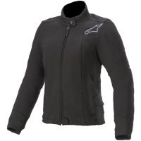 MC-jakke Dame Tekstil Banshee Sort ALPINESTARS