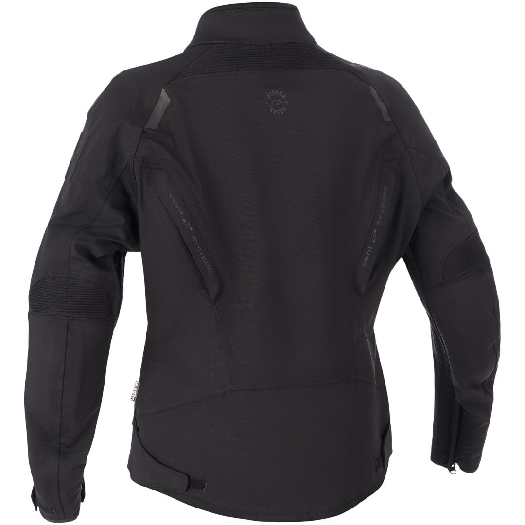 MC-Jakke Dame Tekstil Jolen Sort Halvarssons 36 – billede 2