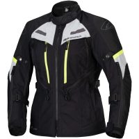 MC-jakke Dame Tekstil Stella Bogota Pro Sort/fluorescerende Gul/grå ALPINESTARS