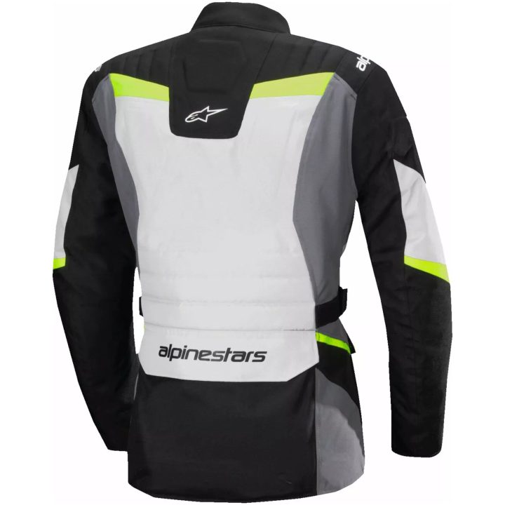 MC-jakke Dame Tekstil Stella St-1 Vandtæt Sort/fluorescerende Gul/grå ALPINESTARS XS – billede 2