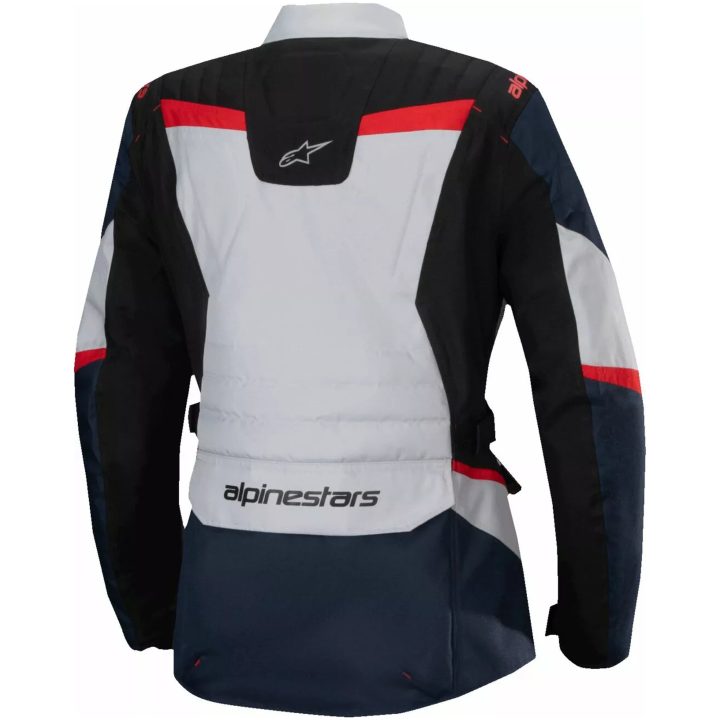 MC-jakke Dame Tekstil Stella St-1 Waterproof Sort/blå/grå/rød ALPINESTARS Medium – billede 2