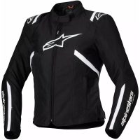 MC-jakke Dame Tekstil Stella T-sps V2 Sort/hvid ALPINESTARS