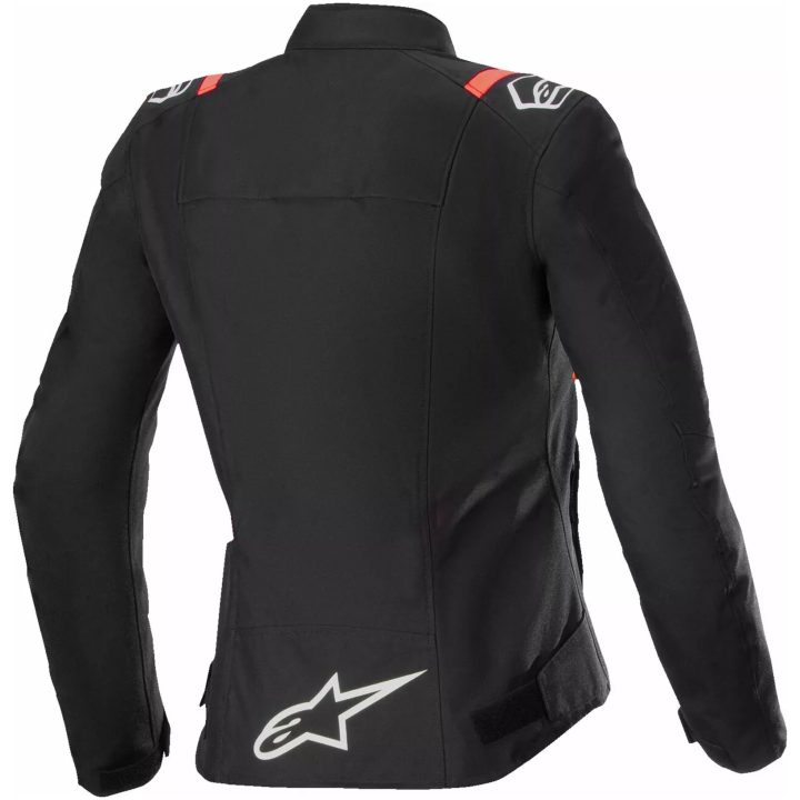 MC-jakke Dame Tekstil Stella T-sps V2 Sort/rød Fluo/hvid ALPINESTARS XS – billede 2