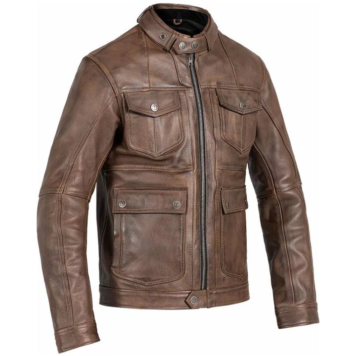 MC-jakke Drifter Brun JOHN DOE Small – billede 2