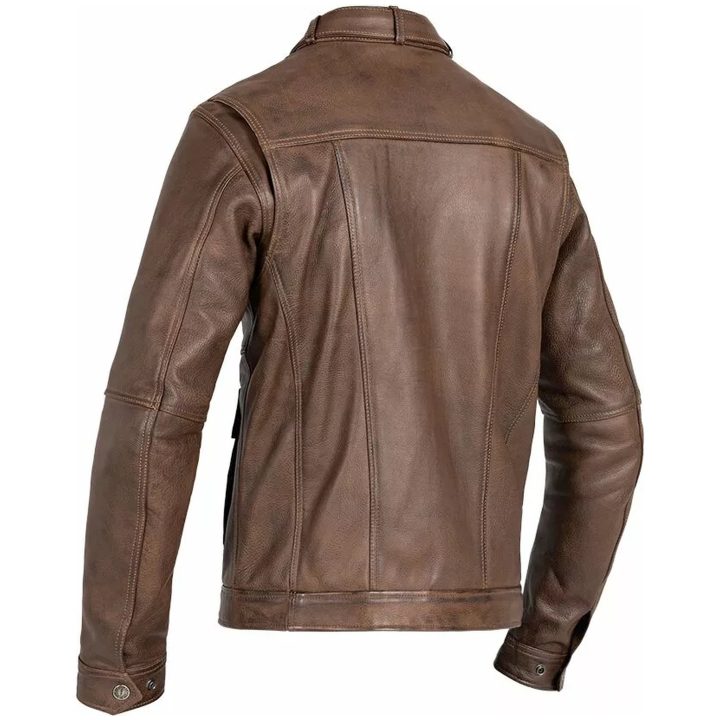 MC-jakke Drifter Brun JOHN DOE Small – billede 6