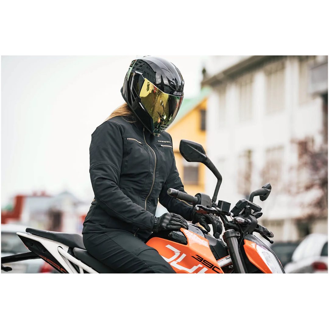 MC-jakke Hella Sort ICON Small – billede 3