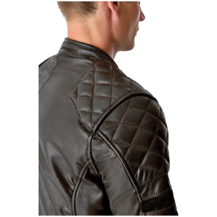MC-Jakke Hillberry D3O Læder Brun RST s – billede 3