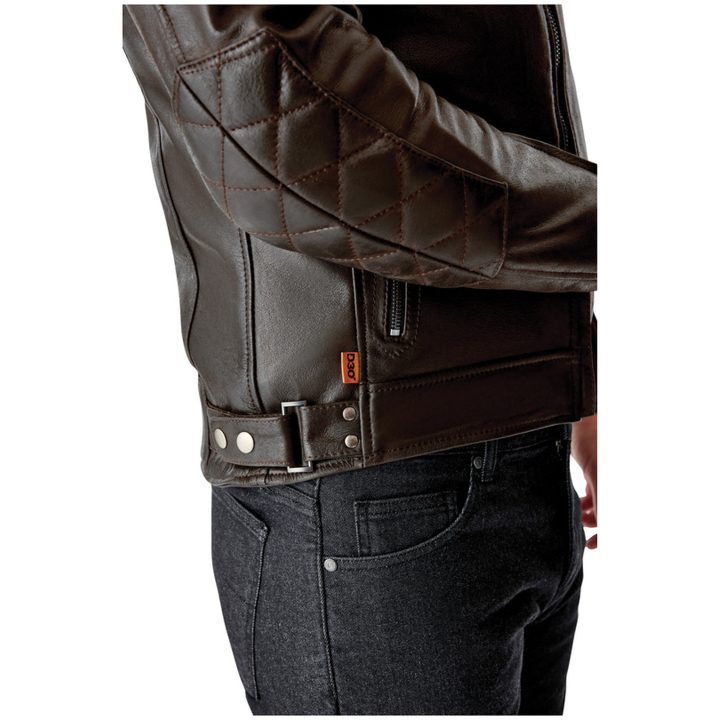 MC-Jakke Hillberry D3O Læder Brun RST s – billede 10