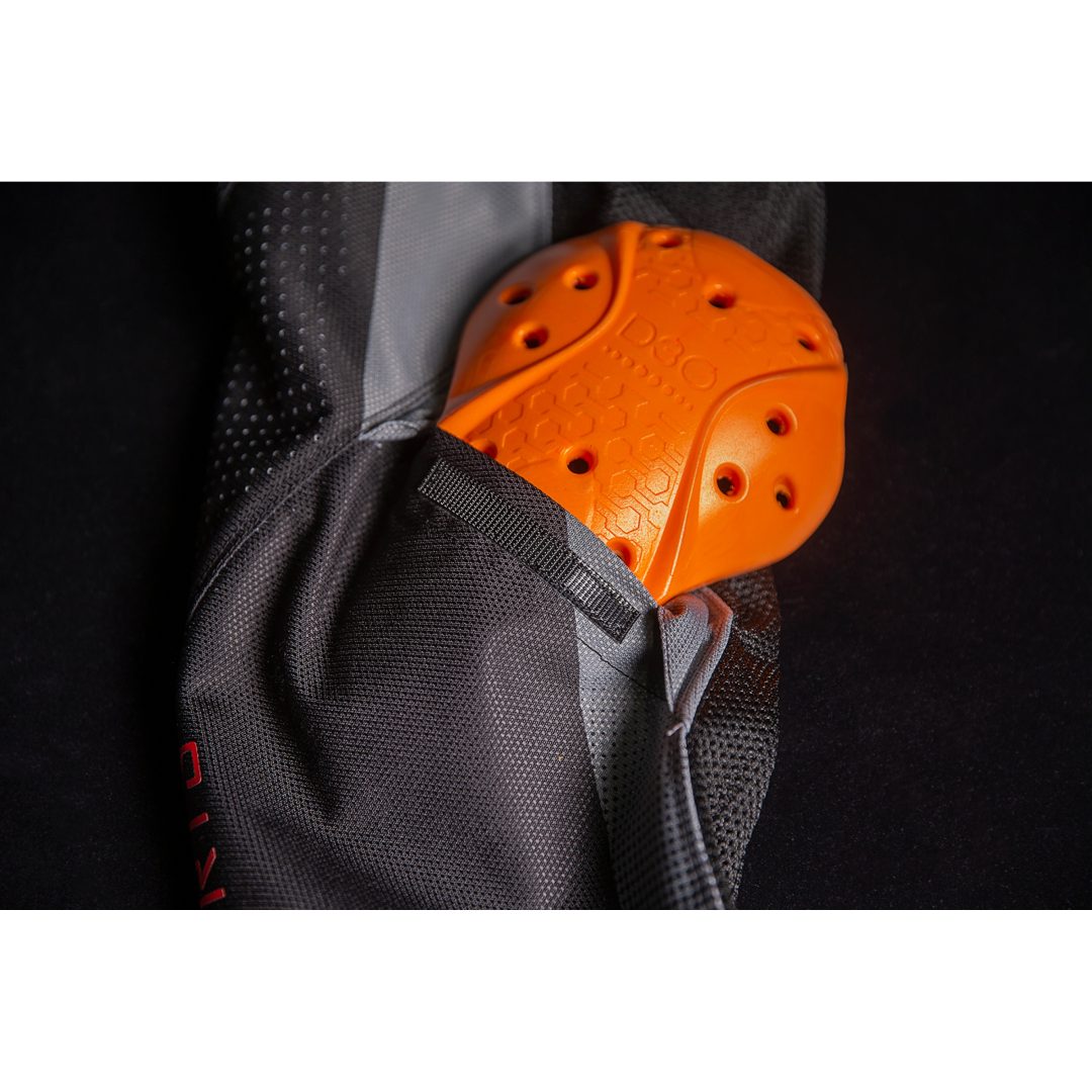 MC-Jakke Hooligan Ultrabolt Sort/Rød ICON Small – billede 14