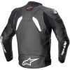 MC-jakke Læder Gp+r V4 Sort/Hvid ALPINESTARS 54 – miniature 2
