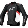 MC-jakke Læder Missile V3 Airflow Sort/rød/hvid ALPINESTARS 54 – miniature 1