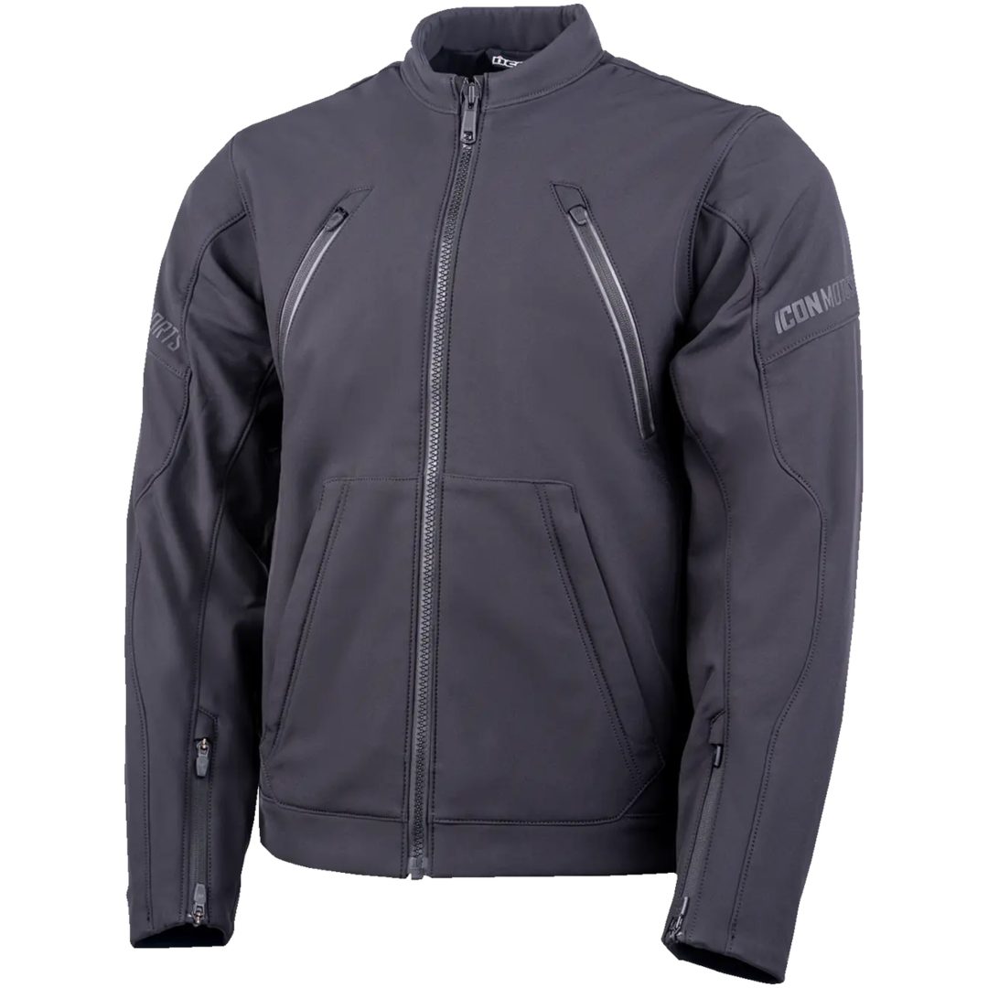 MC-Jakke Merc3 Tekstil Sort ICON s