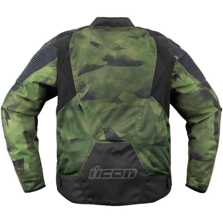 MC-jakke Mesh Overlord3 Camo Ce Grøn ICON GRØN – billede 2