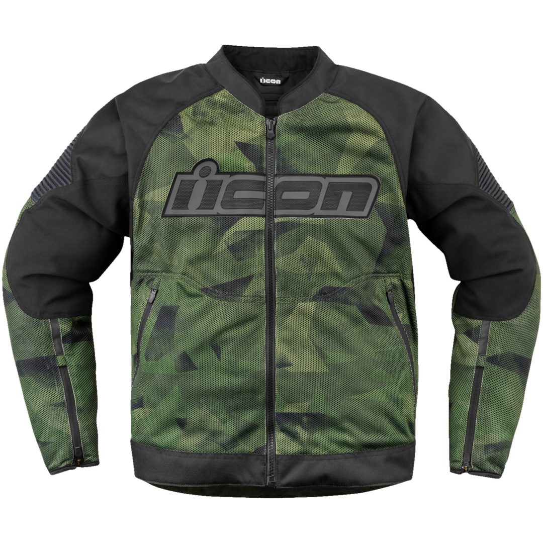 MC-jakke Mesh Overlord3 Ce Camo Grøn ICON Camo Grøn
