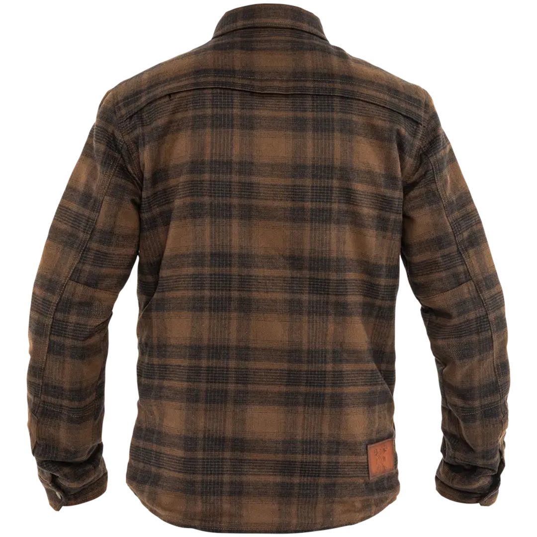 MC-Jakke Motoshirt Brun JOHN DOE Small – billede 4
