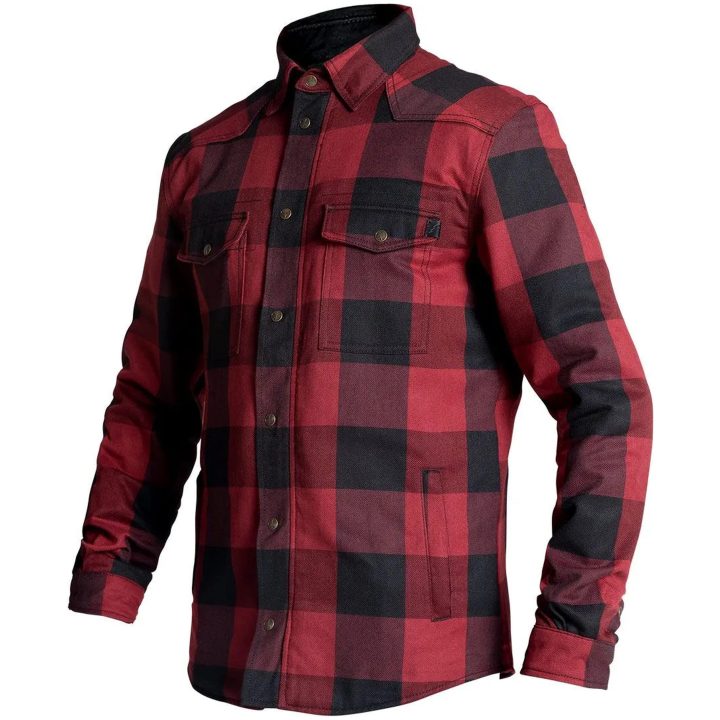 MC-jakke Motoshirt Rød JOHN DOE Small – billede 8