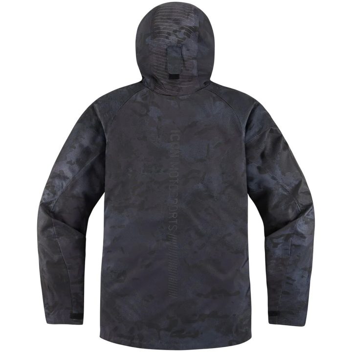 MC-Jakke PDX3 CE Sort Camo ICON Small – billede 9