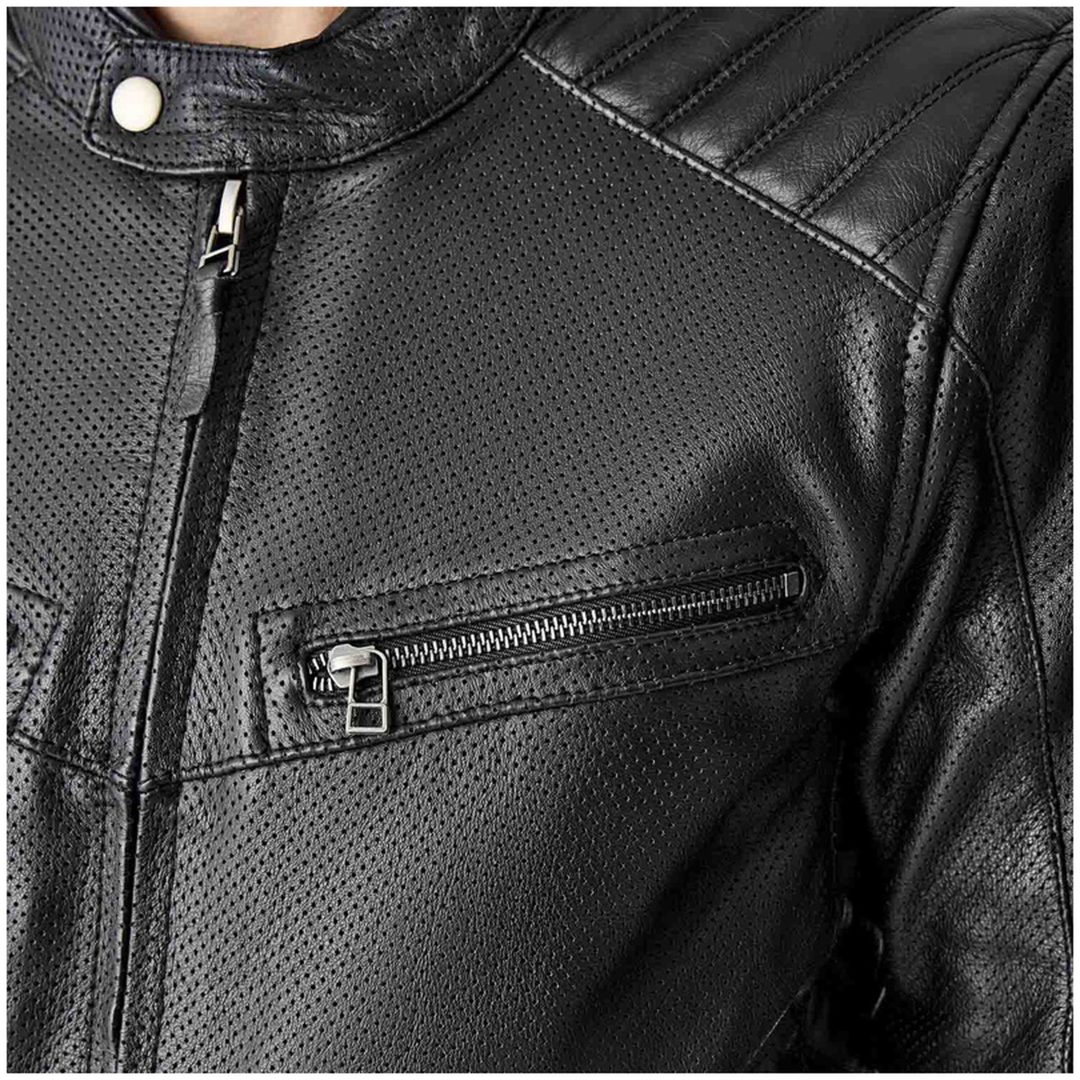 MC-Jakke Roadster Air D3O Læder Sort RST s – billede 4