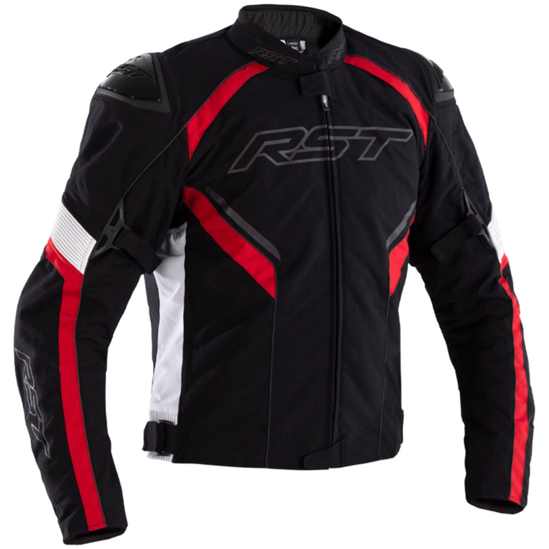 MC-Jakke Sabre CE Sort/Rød/Hvid RST XL