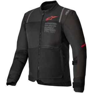 MC-jakke ST-2 Air Tekstil Sort ALPINESTARS
