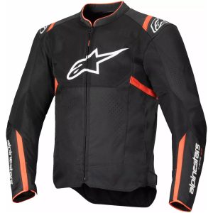 MC-Jakke T-SPS Air v2 Tekstil Sort/Rød ALPINESTARS