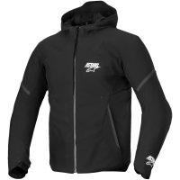 MC-Jakke Tekstil Aeroshell Softshell Vandtæt Sort Alpinestars