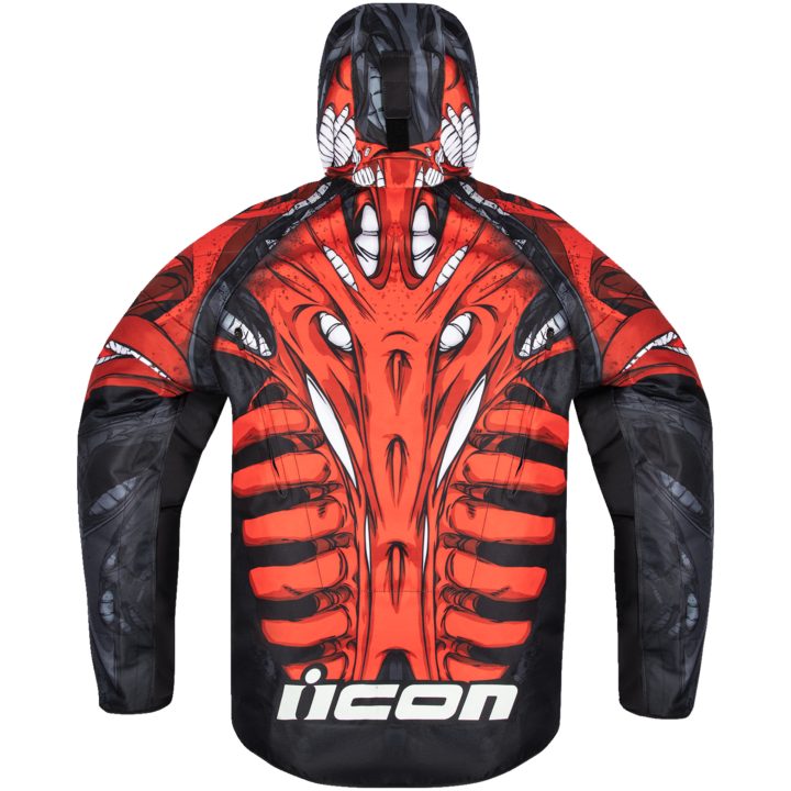 MC-jakke Tekstil Airform Manikr Rød ICON Small – billede 2