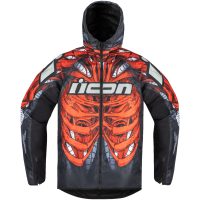 MC-jakke Tekstil Airform Manikr Rød ICON