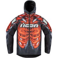 MC-jakke Tekstil Airform Manikr Rød ICON