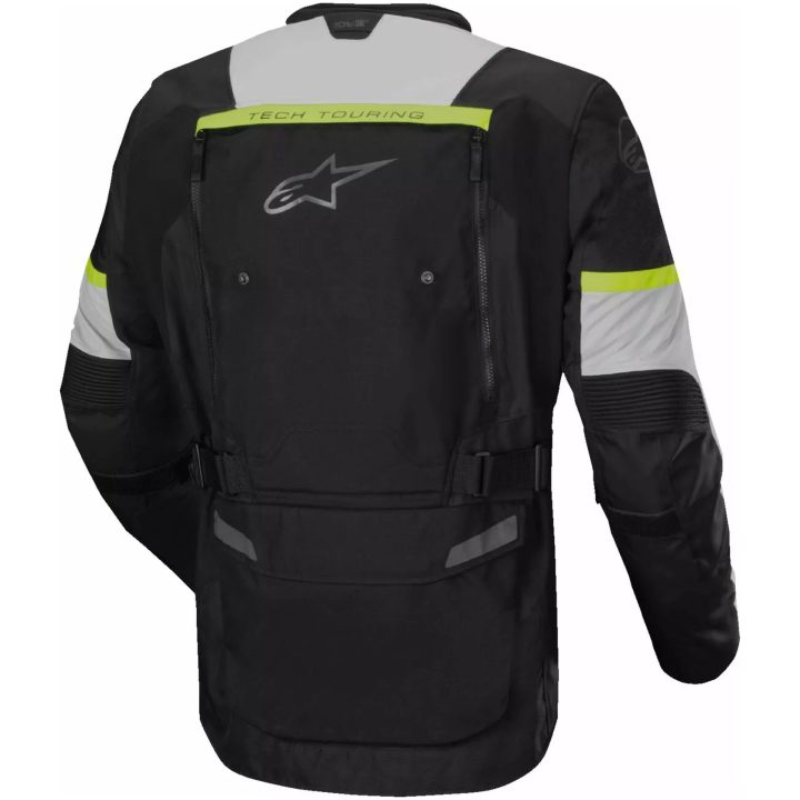 MC-jakke Tekstil Bogotà Pro Drystar Sort/fluorescerende Gul/grå ALPINESTARS Small – billede 2