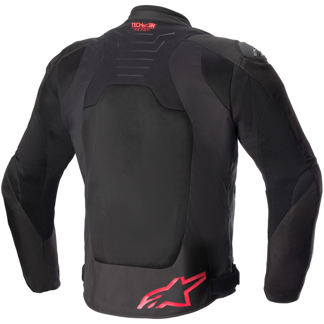 MC-jakke Tekstil Smx Air Sort/Rød ALPINESTARS Medium – billede 3