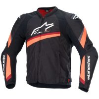 MC-jakke Tekstil T-gp+r V4 Sort/Rød ALPINESTARS